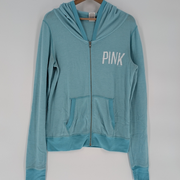 Victoria's Secret‎ Blue and Pink Sporty Jacket - Picture 1 of 8